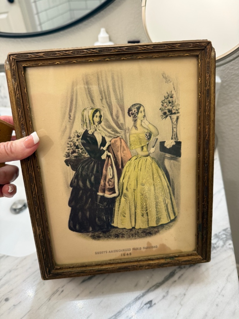 176 Year Old Antique Godey's Jewelry Box From 1845! - Picture 17 of 17